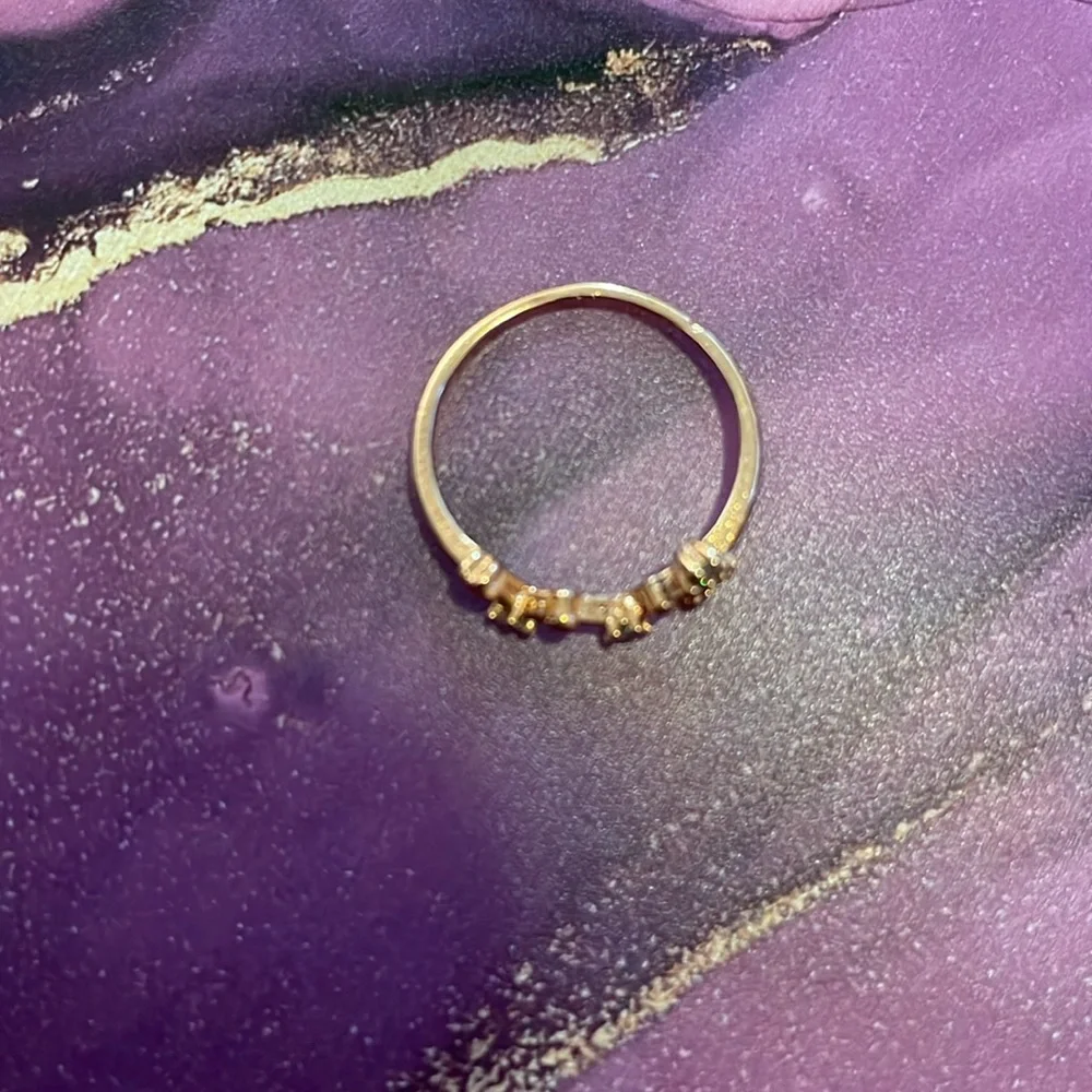 Scorpio star constellation rose gold ring - Picture 3 of 6